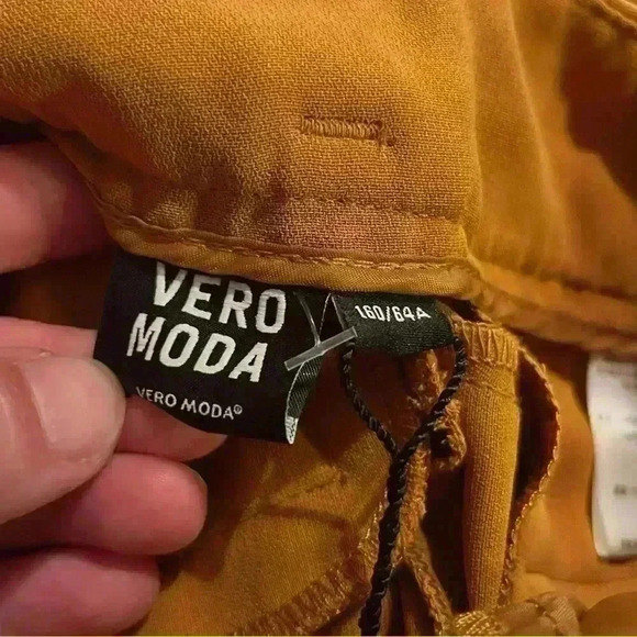 Vero Moda Cardiny 9/10 Carrot Trousers cropped ankle Pants Size Small - Picture 11 of 15